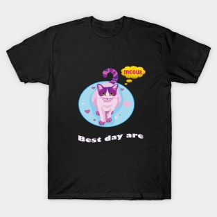 Best days are meow days T-Shirt